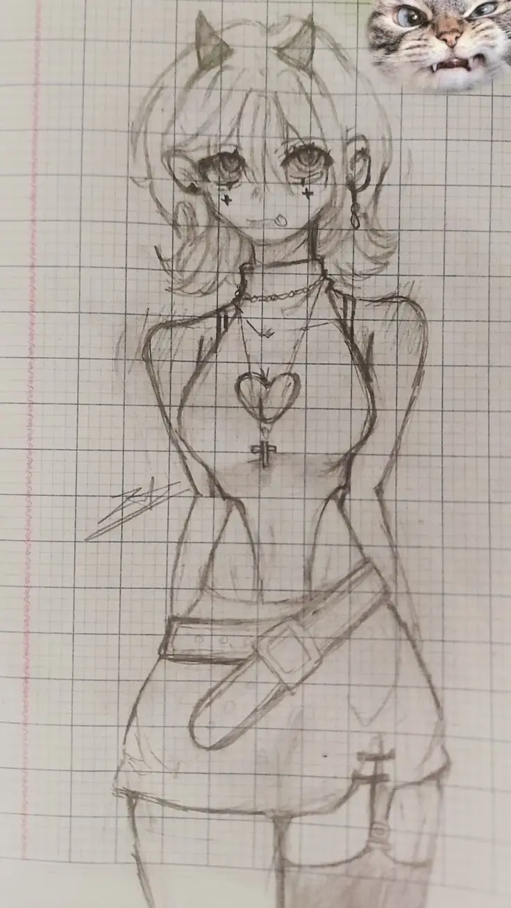 Cô Gái Vẽ Anime Đơn Giản: Nghệ Thuật Vẽ Chân Dung 50