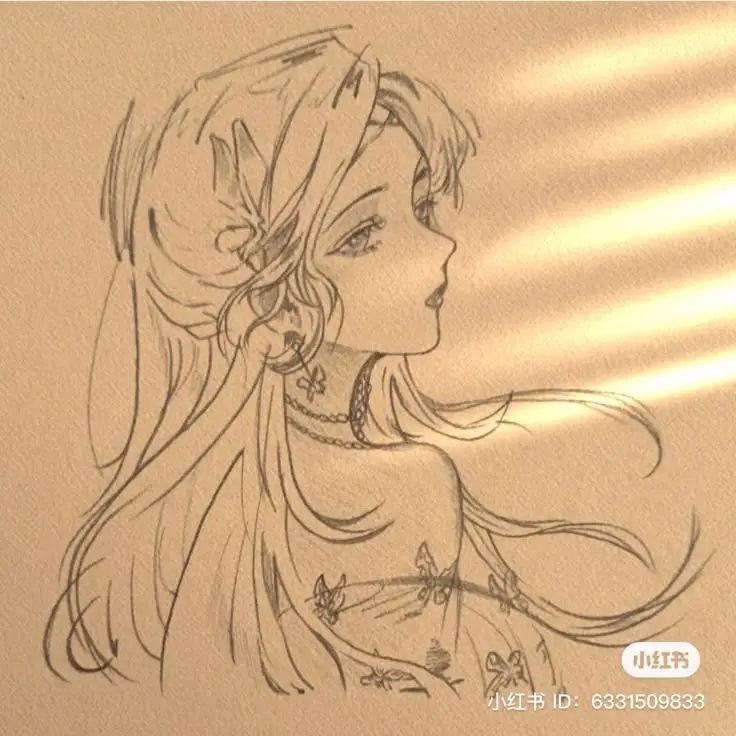 Cô Gái Vẽ Anime Đơn Giản: Nghệ Thuật Vẽ Chân Dung 51