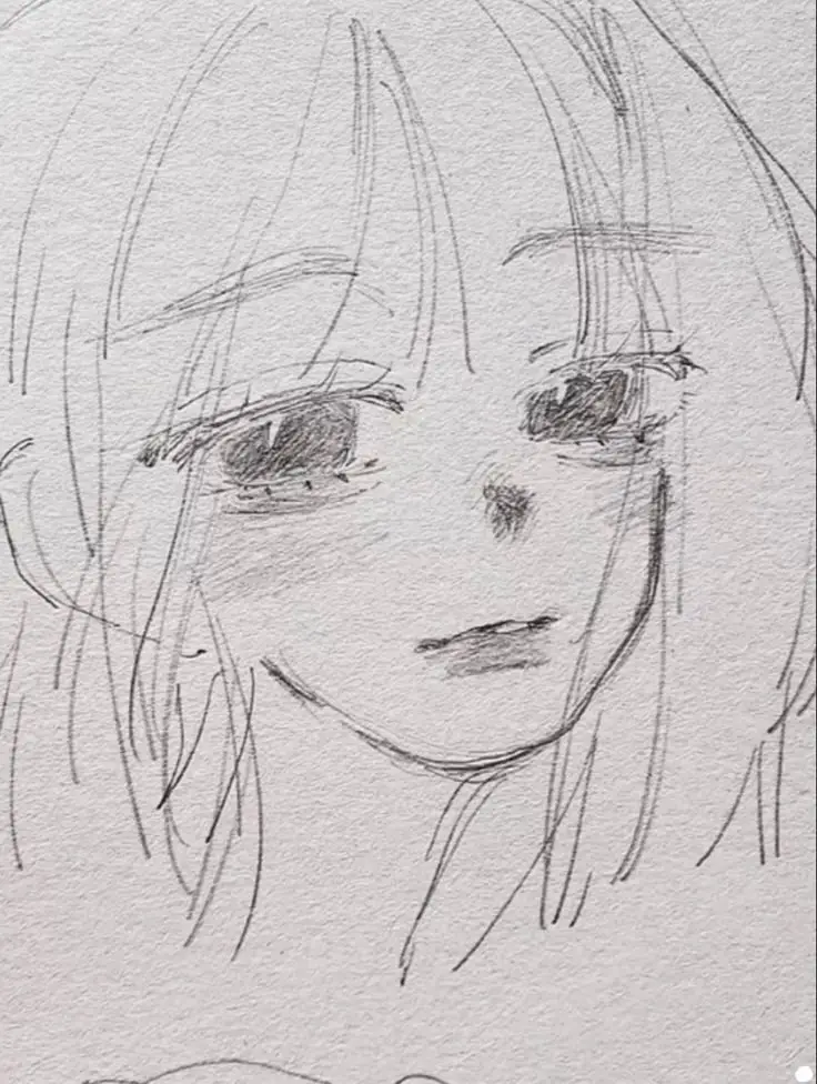 Cô Gái Vẽ Anime Đơn Giản: Nghệ Thuật Vẽ Chân Dung 53