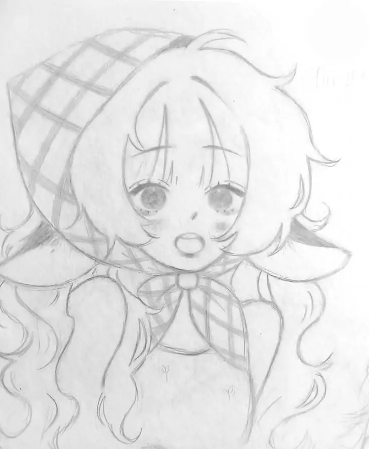 Cô Gái Vẽ Anime Đơn Giản: Nghệ Thuật Vẽ Chân Dung 58