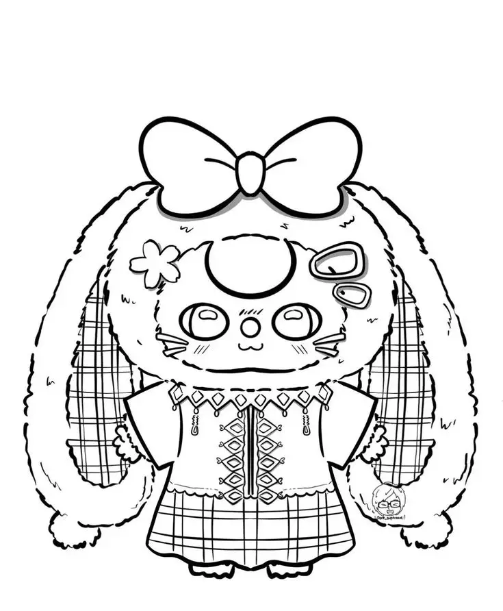 Coloring Pages Búp Bê Giấy Tô Màu Thú Vị 25