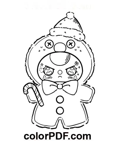 Coloring Pages Búp Bê Giấy Tô Màu Thú Vị 55