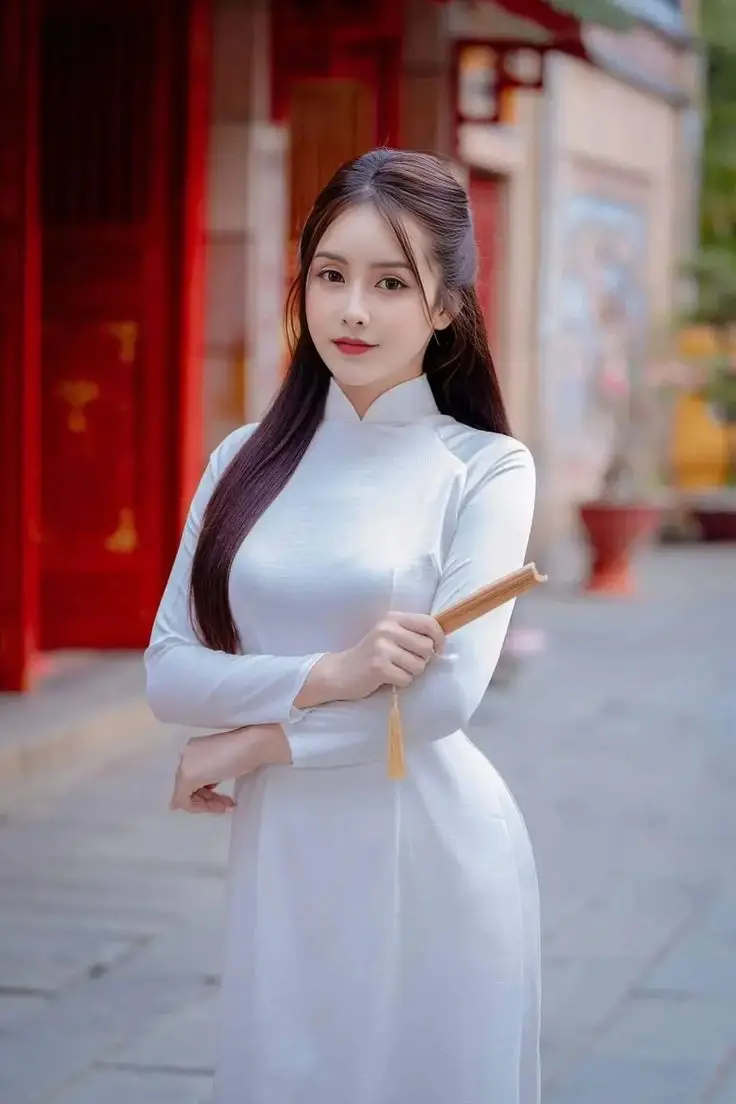 Top Ảnh gái xinh mặc áo dài duyên dáng nhất 10