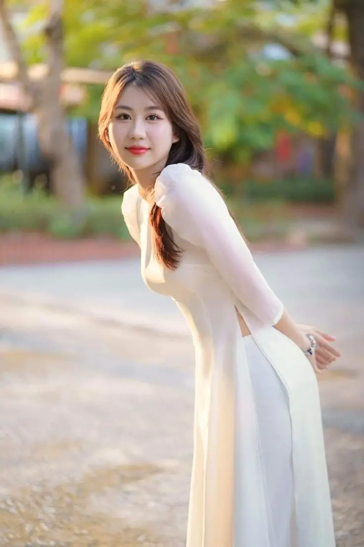 Top Ảnh gái xinh mặc áo dài duyên dáng nhất 22
