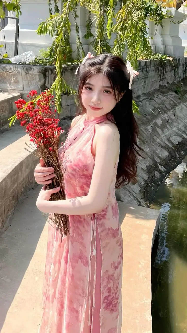 Top Ảnh gái xinh mặc áo dài duyên dáng nhất 35