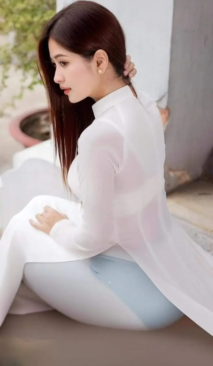 Top Ảnh gái xinh mặc áo dài duyên dáng nhất 38