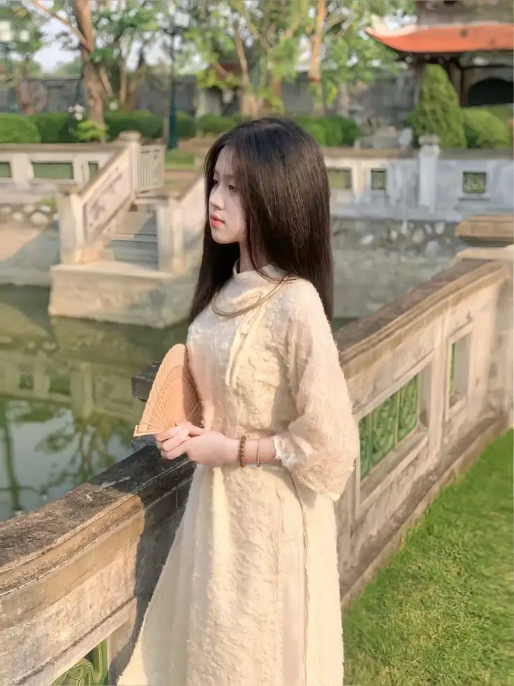 Top Ảnh gái xinh mặc áo dài duyên dáng nhất 52