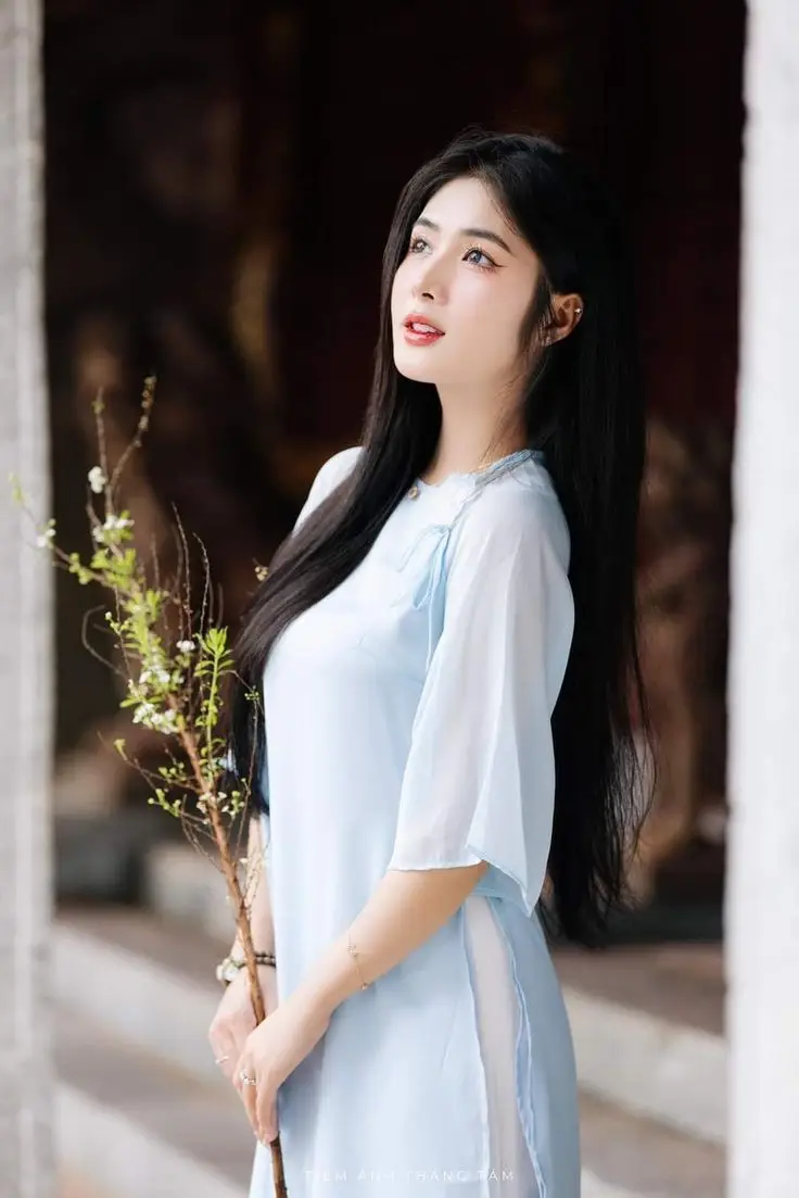 Top Ảnh gái xinh mặc áo dài duyên dáng nhất 53