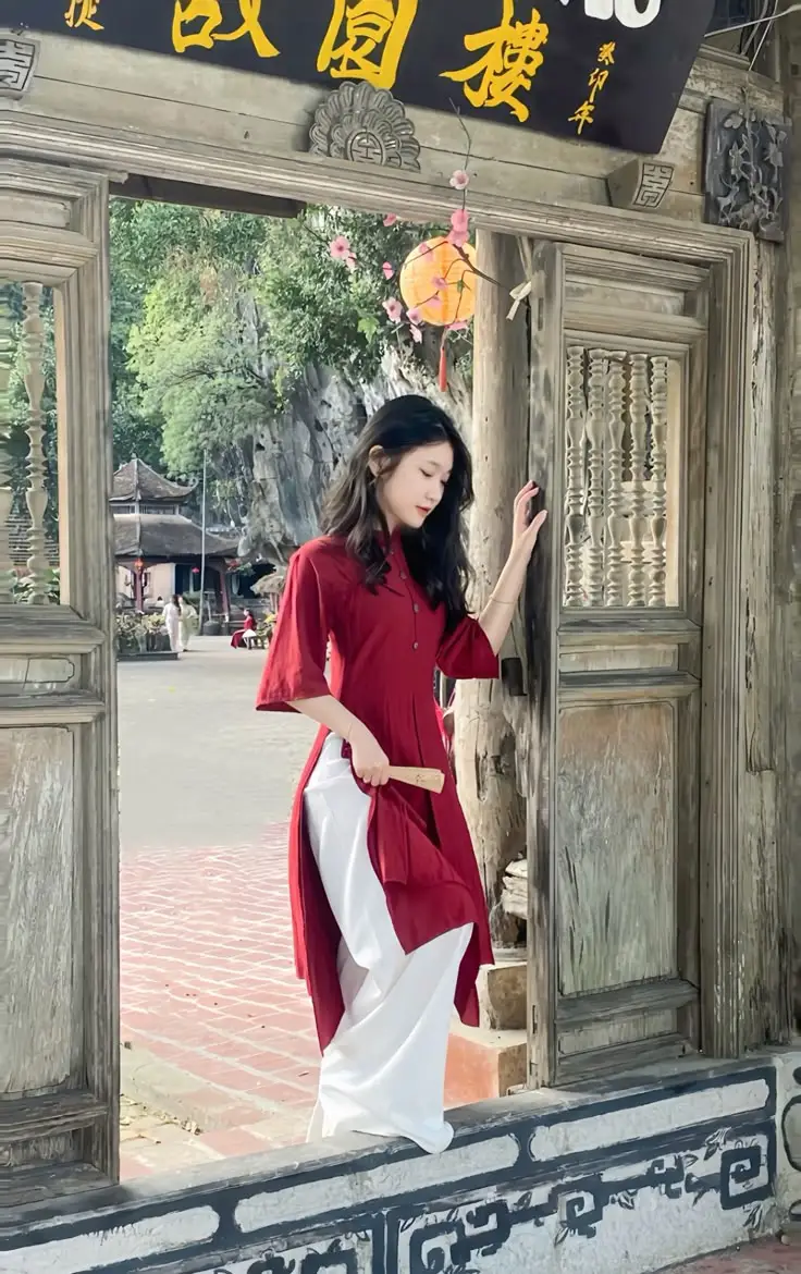 Top Ảnh gái xinh mặc áo dài duyên dáng nhất 59