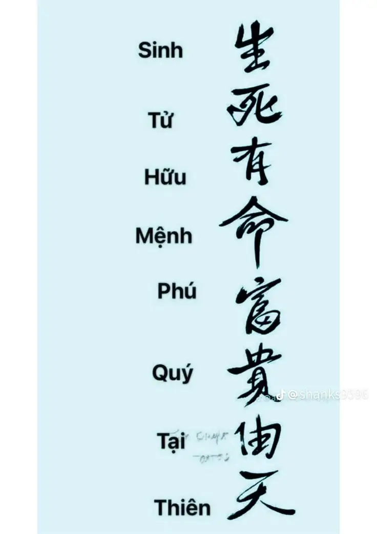Hình Xăm Chữ Tàu Giàu Sang 54
