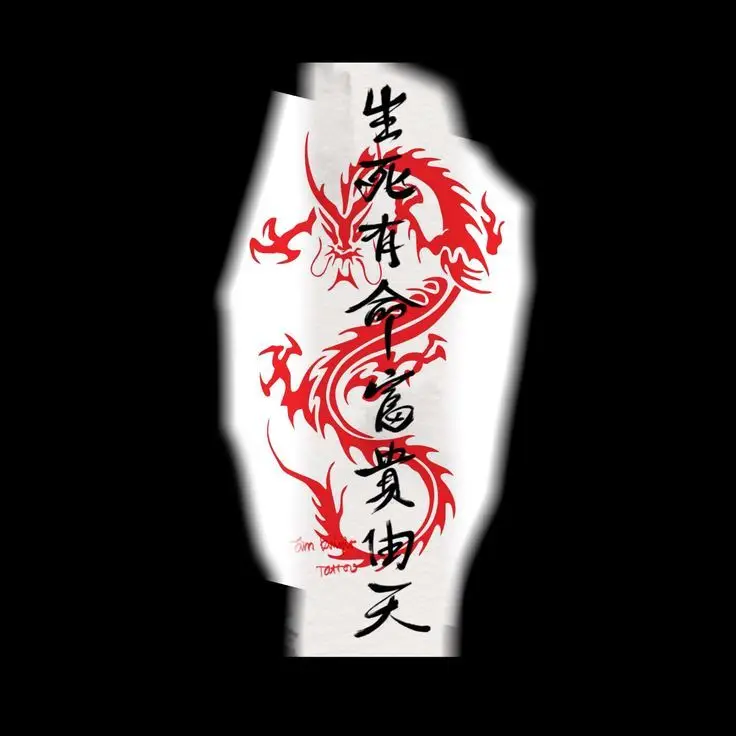 Hình Xăm Chữ Tàu Giàu Sang 61