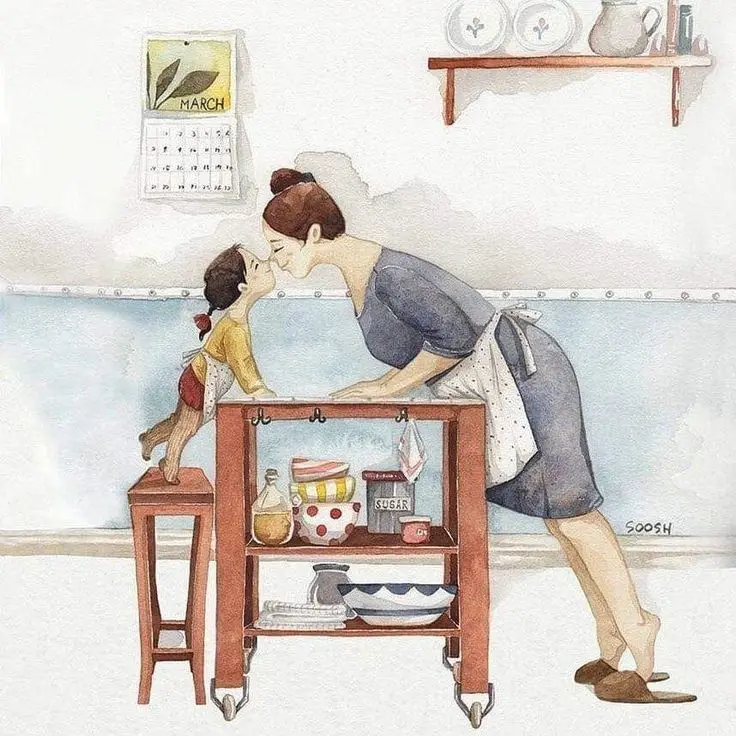 Hình ảnh cha và con gái hạnh phúc 10