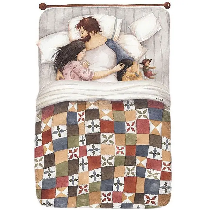 Hình ảnh cha và con gái hạnh phúc 32