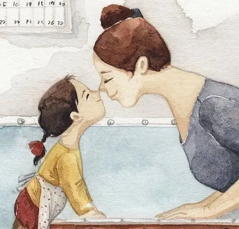 Hình ảnh cha và con gái hạnh phúc 36