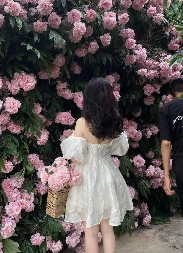 Hình Ảnh Cô Gái Cầm Hoa Che Mặt Nghệ Thuật 17