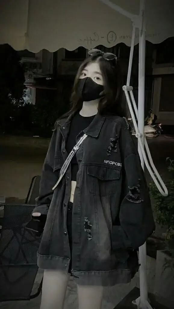 Hình ảnh con gái ngầu che mặt - Sự bí ẩn trong từng khung hình 35