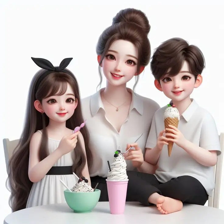 Hình Ảnh Mẹ Và Con Gái - Những Giây Phút Ngọt Ngào 33