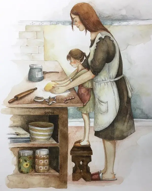 Hình Ảnh Mẹ Và Con Gái - Những Giây Phút Ngọt Ngào 55