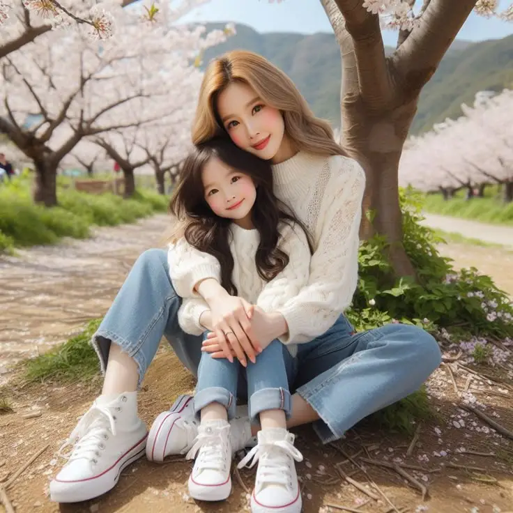 Hình Ảnh Mẹ Và Con Gái Đẹp Nhất: Tình Yêu Thiên Nhiên 29