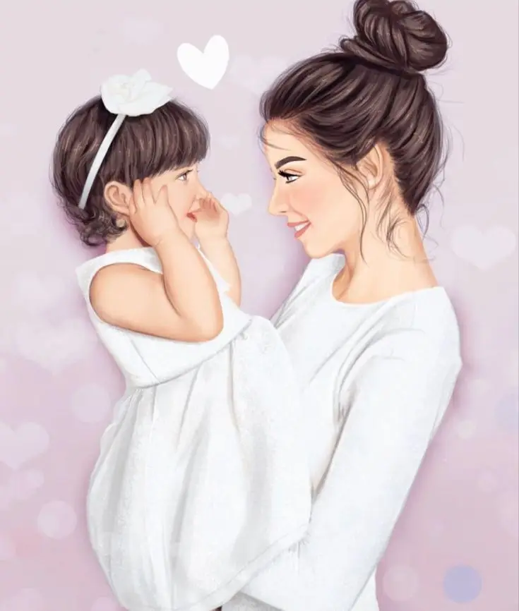 Hình Ảnh Mẹ Và Con Gái Đẹp Nhất: Tình Yêu Thiên Nhiên 73