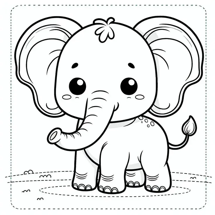 Hình Ảnh Tô Màu Cho Bé Vui Vẻ 18