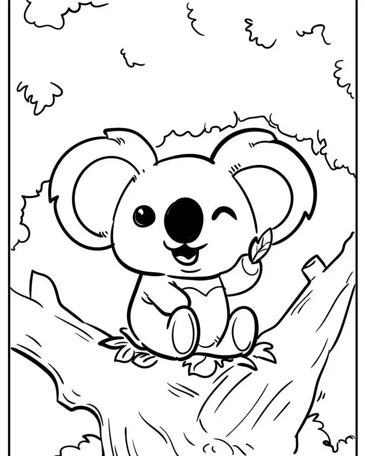 Hình Ảnh Tô Màu Cho Bé Vui Vẻ 22