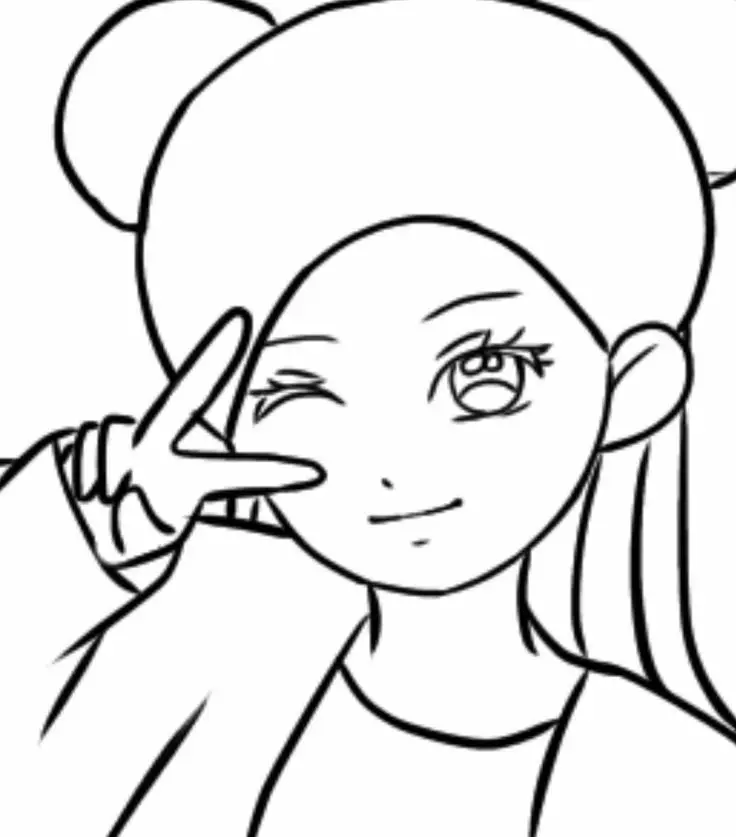 Hình Blackpink Chưa Tô Màu Dành Cho Fan 13