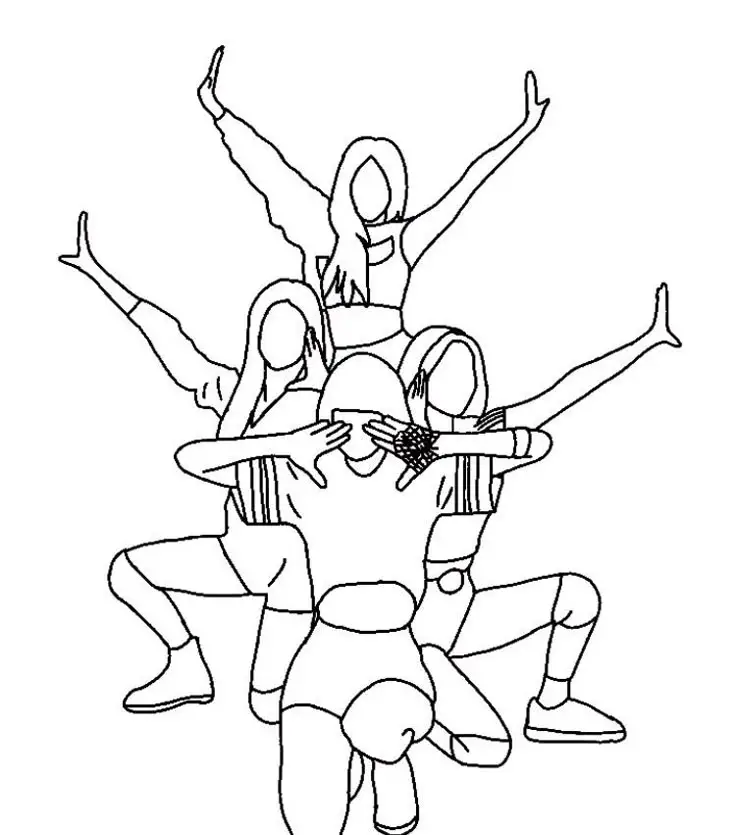 Hình Blackpink Chưa Tô Màu Dành Cho Fan 22