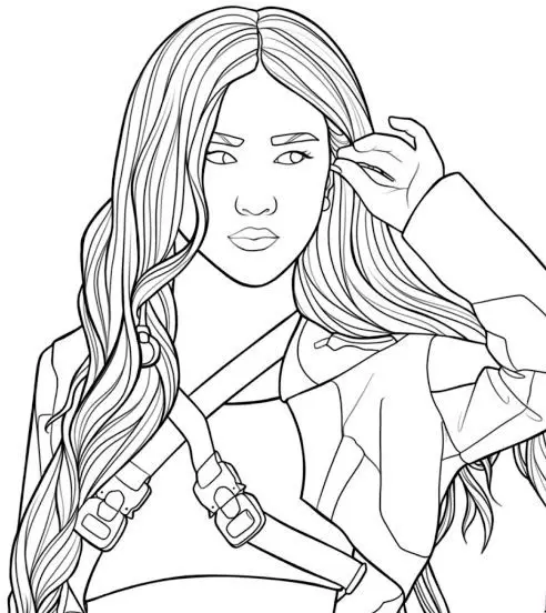 Hình Blackpink Chưa Tô Màu Dành Cho Fan 36