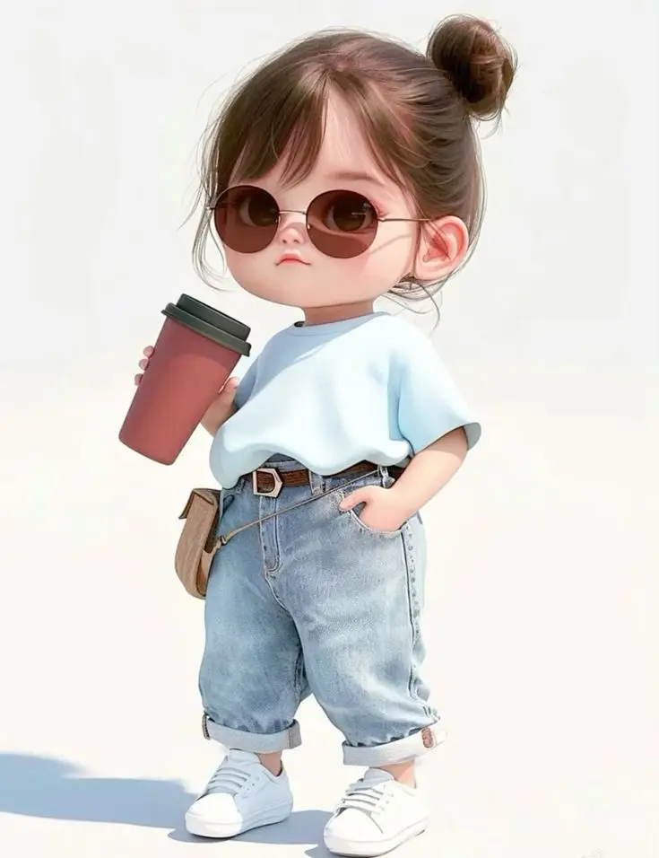 Hình Chibi Ghép Mặt Cho Bé Gái: 50 Ảnh Dễ Thương 11