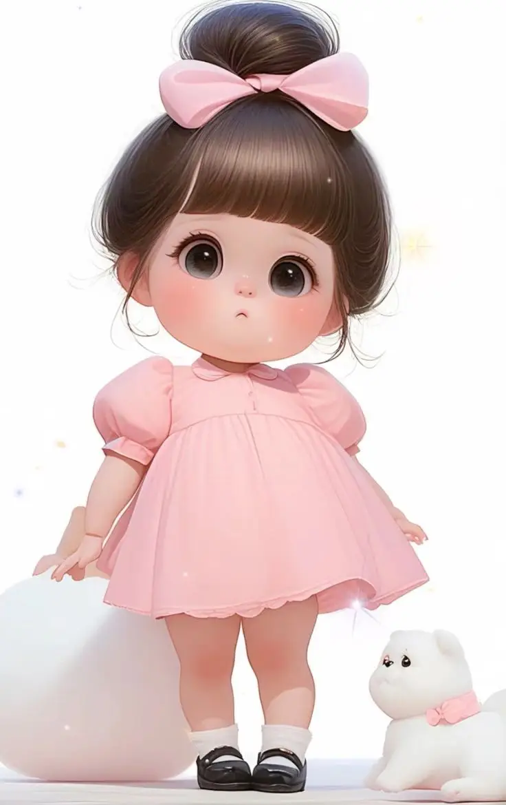 Hình Chibi Ghép Mặt Cho Bé Gái: 50 Ảnh Dễ Thương 30
