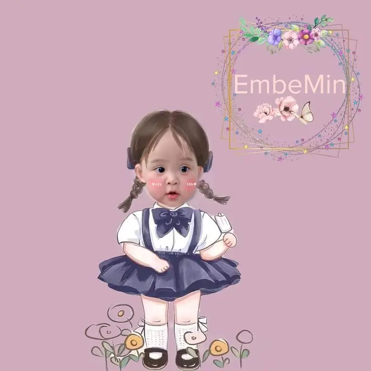 Hình Chibi Ghép Mặt Cho Bé Gái: 50 Ảnh Dễ Thương 39