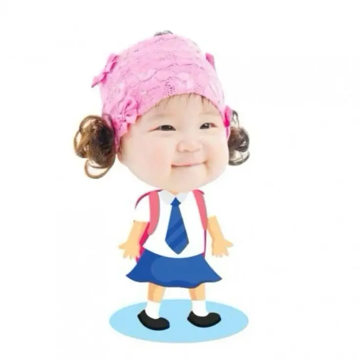 Hình Chibi Ghép Mặt Cho Bé Gái: 50 Ảnh Dễ Thương 43