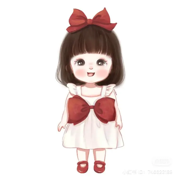 Hình Chibi Ghép Mặt Cho Bé Gái: 50 Ảnh Dễ Thương 49