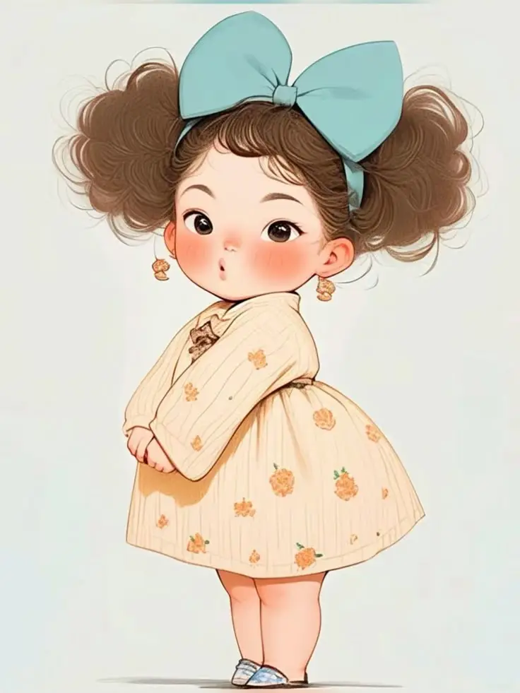 Hình Chibi Ghép Mặt Cho Bé Gái: 50 Ảnh Dễ Thương 54