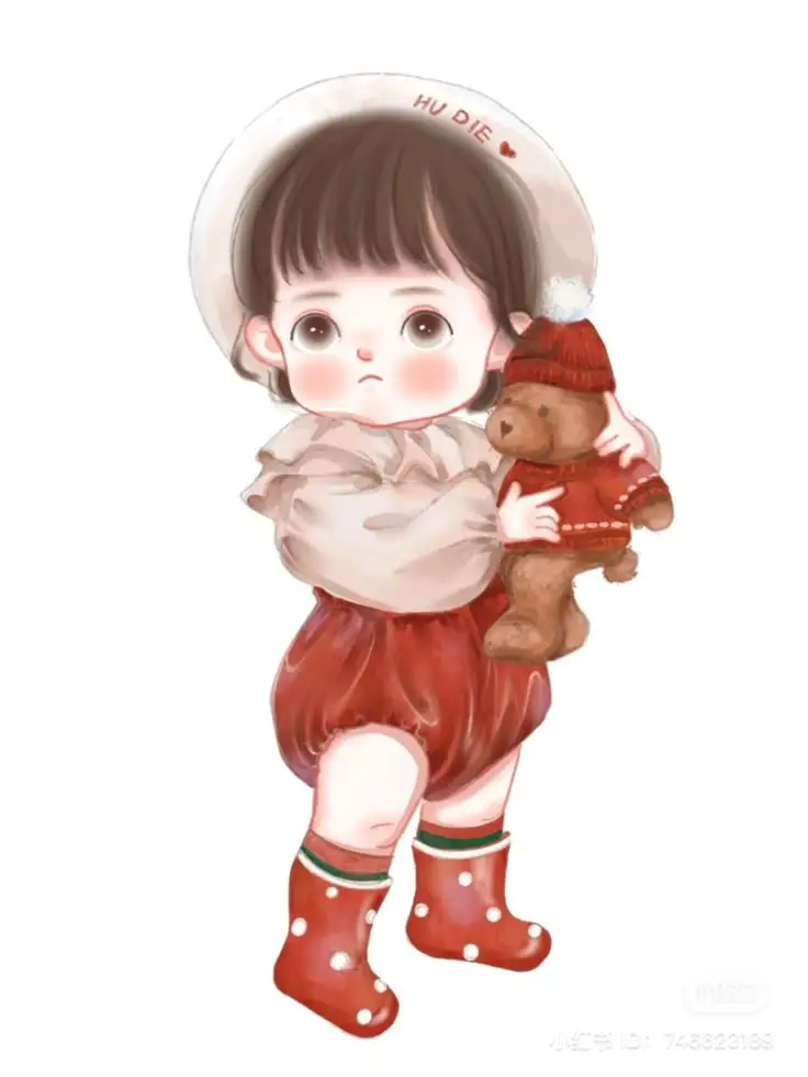 Hình Chibi Ghép Mặt Cho Bé Gái: 50 Ảnh Dễ Thương 59