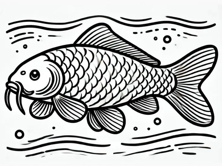 Hình con cá tô màu: 50+ hình ảnh vui nhộn cho trẻ em 18