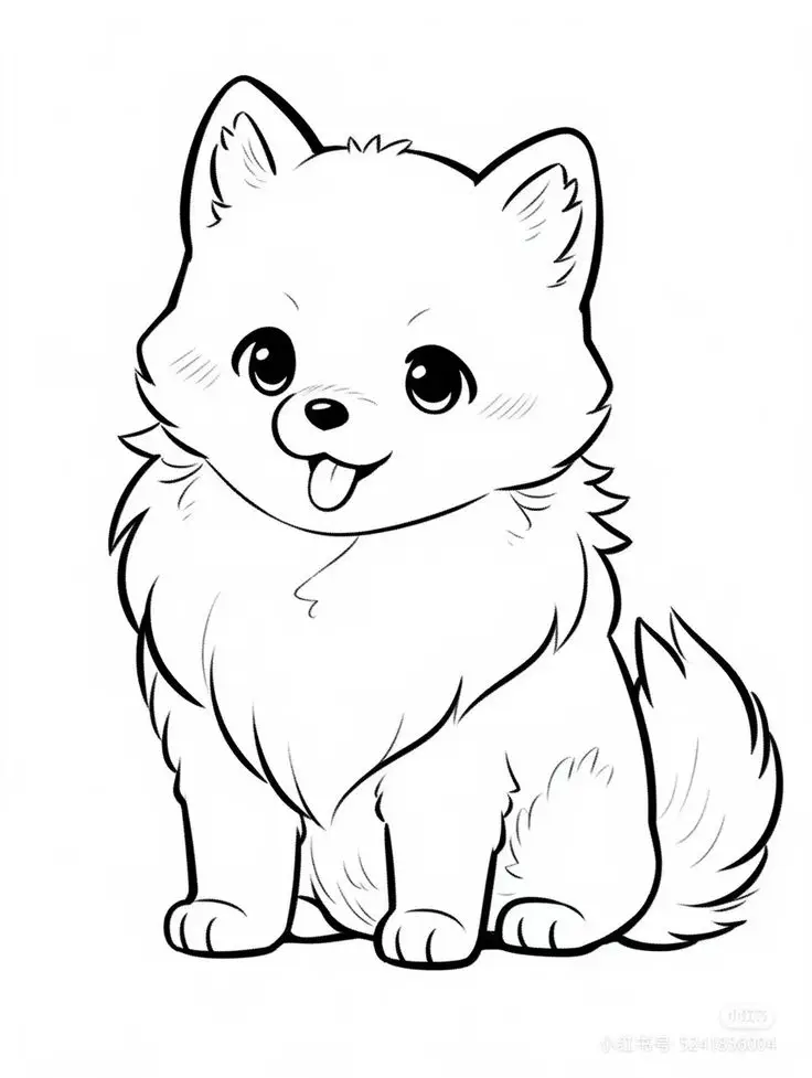 Hình con vật tô màu cho bé thêm vui vẻ 49