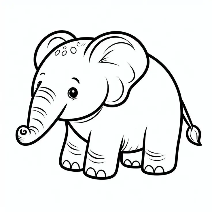Hình Con Voi Tô Màu: Bộ Sưu Tập 50 Hình Ảnh Đẹp 49