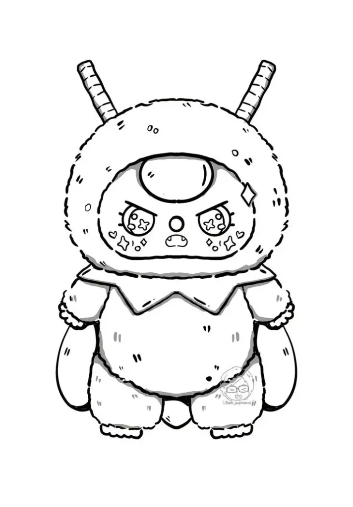 Hình tô màu búp bê giấy: Thú vị và sáng tạo 64