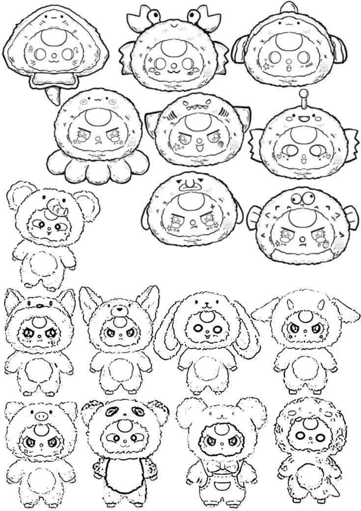 Hình Tô Màu Gấu Dâu Đáng Yêu 7