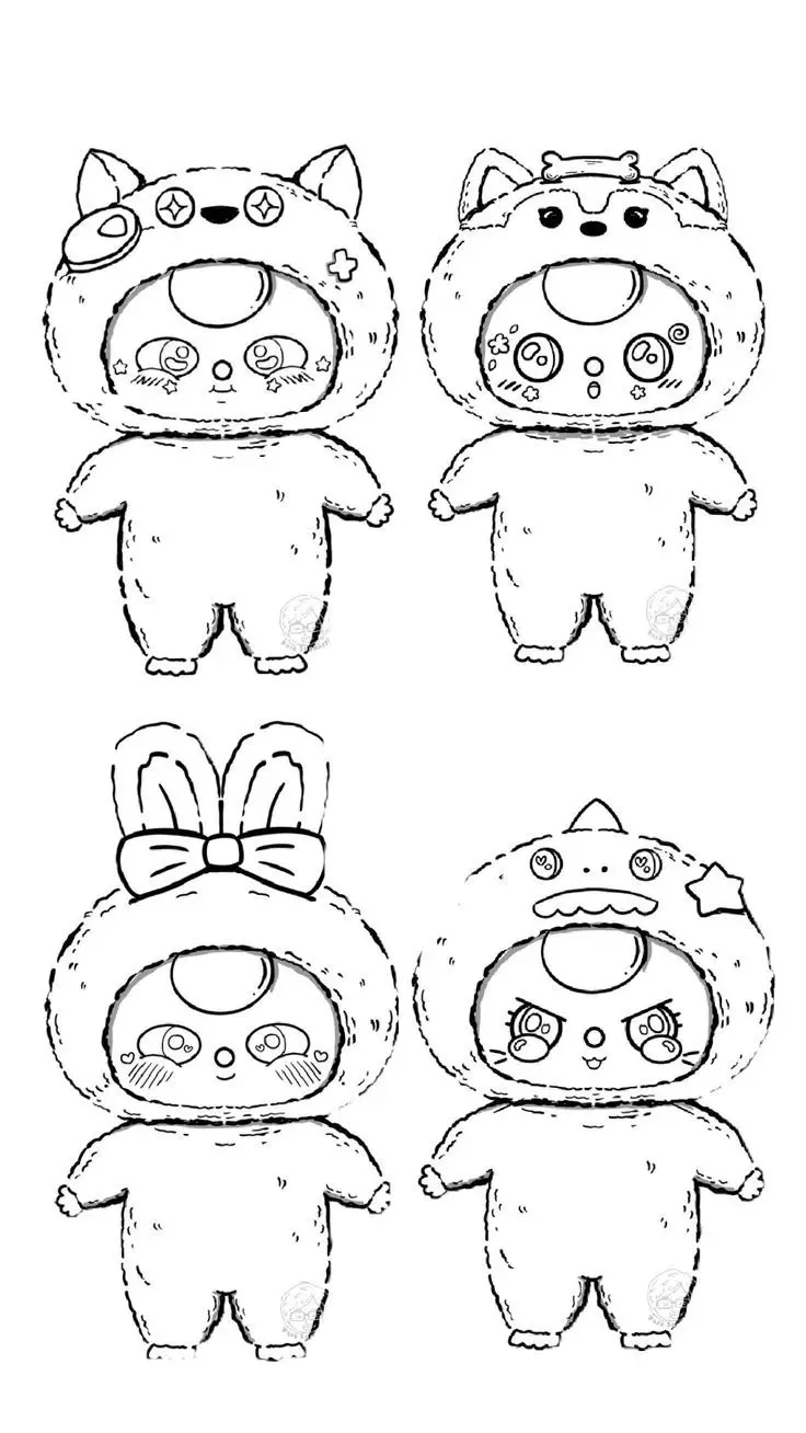 Hình Tô Màu Gấu Dâu Đáng Yêu 35