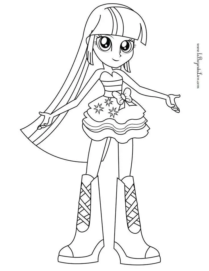 Hình Tô Màu Ngựa Pony - Bộ Sưu Tập Đáng Yêu Cho Trẻ Em 30