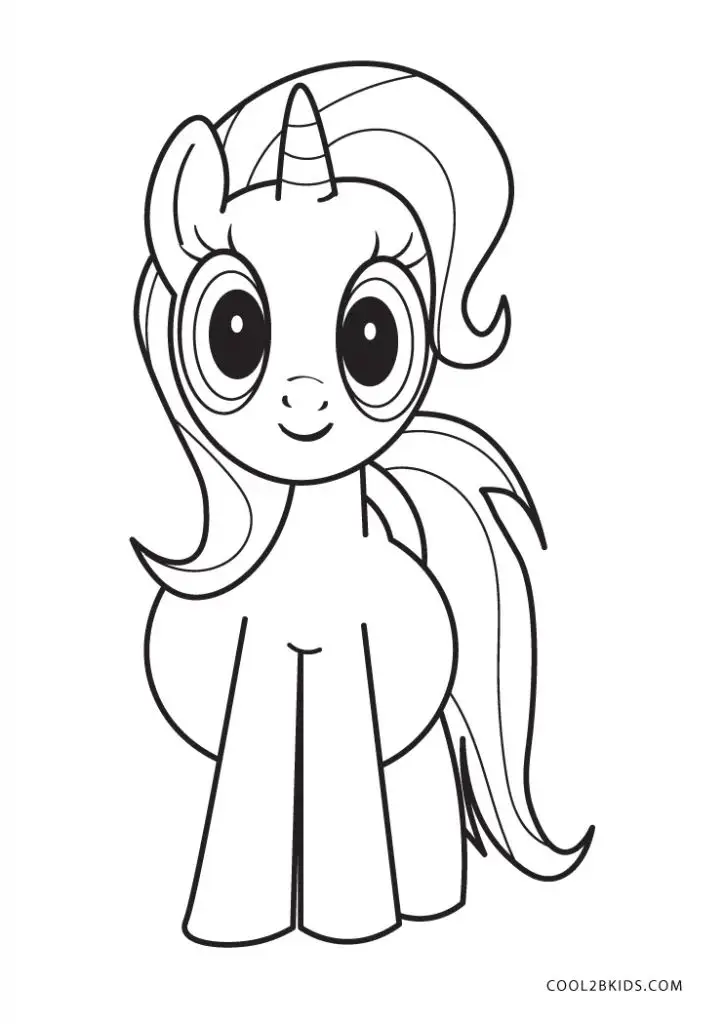 Hình Tô Màu Ngựa Pony - Bộ Sưu Tập Đáng Yêu Cho Trẻ Em 68