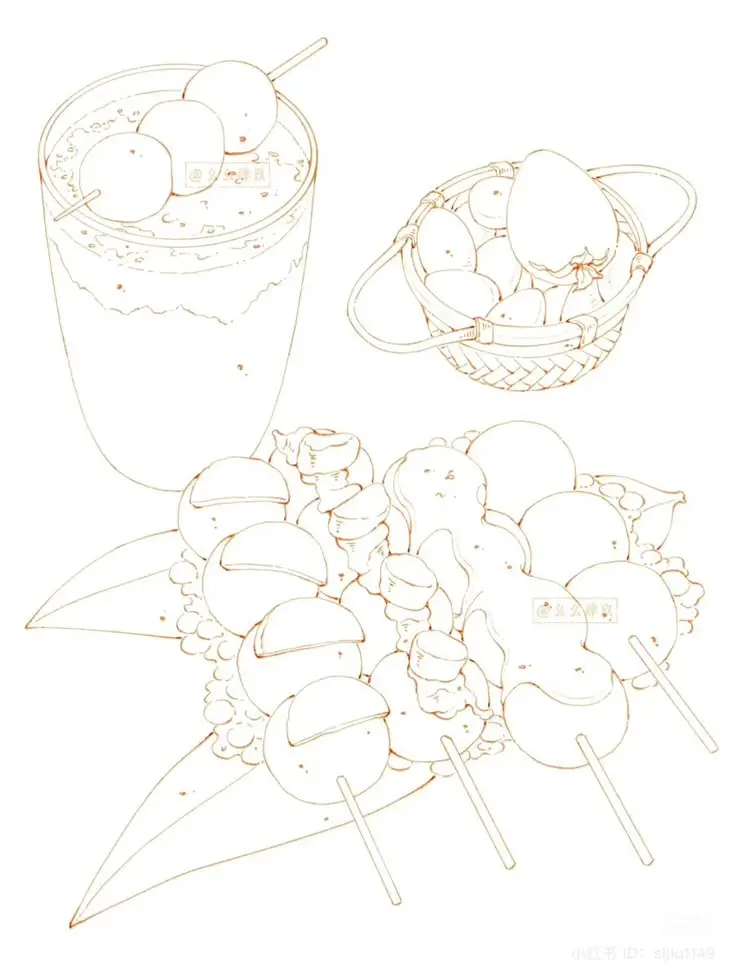 Hình Tô Màu Đồ Ăn Ngộ Nghĩnh 37