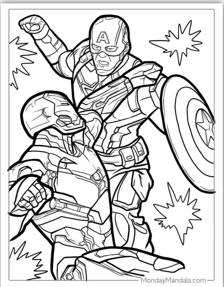 Hình Tô Màu Siêu Nhân Đầy Mạo Hiểm 38