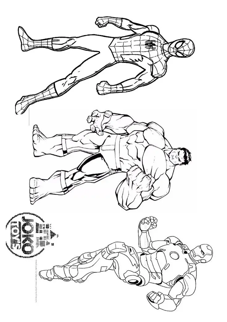 Hình Tô Màu Siêu Nhân Đầy Mạo Hiểm 44