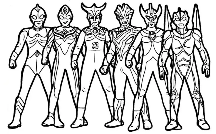 Hình Tô Màu Siêu Nhân Đầy Mạo Hiểm 45