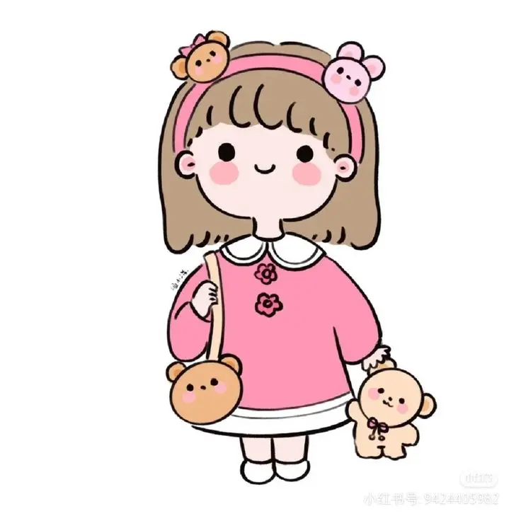 Hình Vẽ Cute Đáng Yêu Con Gái - Nghệ Thuật Từ Tâm Hồn 17