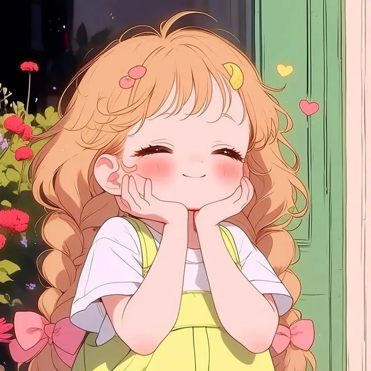 Hình Vẽ Cute Đáng Yêu Con Gái - Nghệ Thuật Từ Tâm Hồn 27